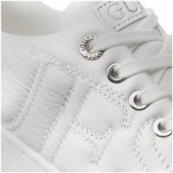 Nouveau 🎉 Guess Baskets Femme CESTIN3 Blanc Baskets mode Couleur Blanc 🔔 -Guess Soldes Boutique 12201604 500 D