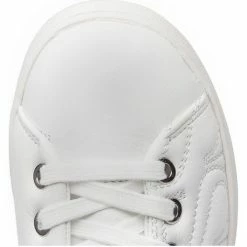 Nouveau 🎉 Guess Baskets Femme CESTIN3 Blanc Baskets mode Couleur Blanc 🔔 -Guess Soldes Boutique 12201604 500 E