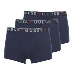 Top 10 😍 Guess U97G01-JR003-D780 X3 Boxers Couleur Marine ✔️