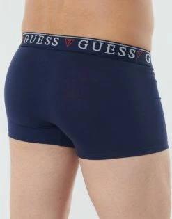 Top 10 😍 Guess U97G01-JR003-D780 X3 Boxers Couleur Marine ✔️ -Guess Soldes Boutique 15263512 500 D