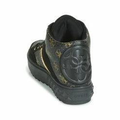 Meilleure vente 🧨 Guess FIXIN Baskets mode Couleur Noir ✔️ -Guess Soldes Boutique 15365612 500 E