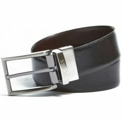 Offres 👏 Guess Ceinture Homme en Cuir BM7115 Noir Accessoires textile Couleur Noir ✨