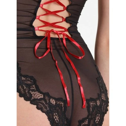 Meilleure vente 😀 Guess Body Noeud rouge Autres types de lingerie Couleur Noir 🛒 5 Meilleure vente 😀 Guess Body Noeud rouge Autres types de lingerie Couleur Noir 🛒 – Image 3