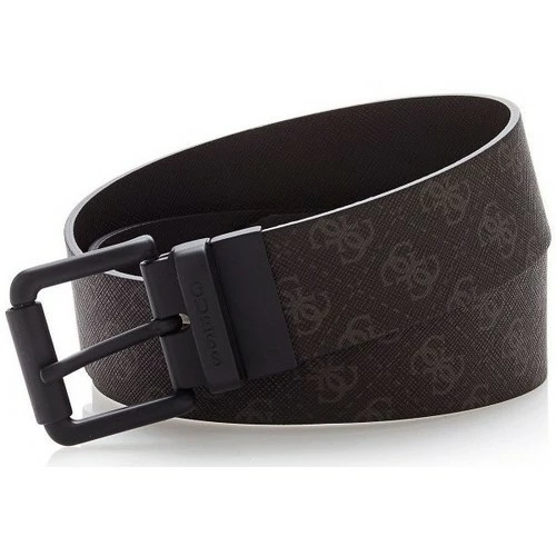 Coupon 🤩 Guess Ceinture Reversible Homme Logo Marron BM1906 Accessoires textile Couleur Brun 🔔 3 Coupon 🤩 Guess Ceinture Reversible Homme Logo Marron BM1906 Accessoires textile Couleur Brun 🔔