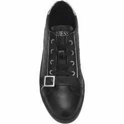 Budget 🌟 Guess Baskets Femme 👟 Sneaker Gio Noir Baskets mode Couleur Noir 💯 -Guess Soldes Boutique 16390993 500 D