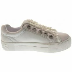 Coupon 🧨 Guess Baskets Femme Mezra blanc FL5MZR Baskets mode Couleur Blanc 🧨
