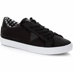 Offres 😀 Guess Baskets Femme Tiger Black Baskets mode Couleur Noir 🔔