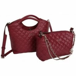 De gros 🎉 Guess Femme Sac Bandouliere MIRIAM Rouge Bordeaux Besaces / Sacs bandoulière Couleur Bordeaux 👏