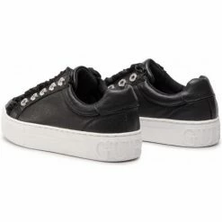 Promo ⭐ Guess Baskets Femme FL5MZR Mezra Noir Baskets mode Couleur Noir ⭐ -Guess Soldes Boutique 17146467 500 C