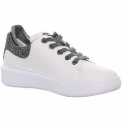 Le moins cher ✔️ Guess Basket lea ref_48271 blanc Baskets mode Couleur Blanc 🧨 -Guess Soldes Boutique 17243597 500 E