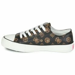 Bon marché 🔥 Guess NIKOLA Baskets mode Couleur Marron 😍 -Guess Soldes Boutique 17528667 500 D