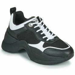 Meilleure vente 🎉 Guess JULESS Baskets mode Couleur Noir / blanc 🛒