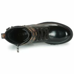 Le moins cher 🥰 Guess WANDA Bottines / 🥾 Boots Couleur Noir 🤩 -Guess Soldes Boutique 17528674 500 F