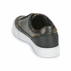 Budget 🧨 Guess LUSEY Baskets mode Couleur Noir / Marron 💯 -Guess Soldes Boutique 17528683 500 E