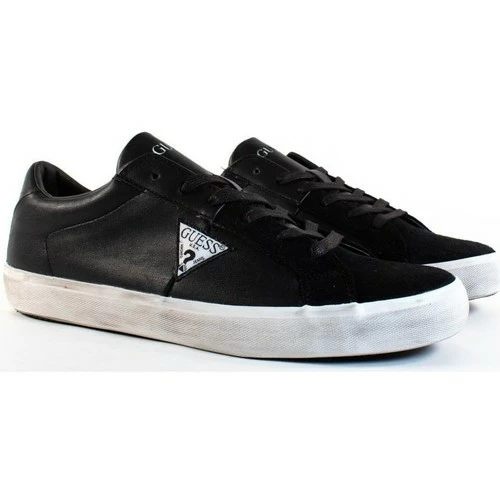 Sortie ❤️ Guess Charbon plimsole Baskets mode Couleur Noir 🔔 4 Sortie ❤️ Guess Charbon plimsole Baskets mode Couleur Noir 🔔 – Image 2