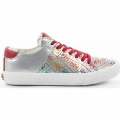 Coupon 🔔 Guess multi logo Baskets mode Couleur Rouge 🧨
