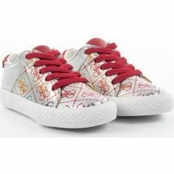 Meilleure vente 💯 Guess unlimited cross logo Baskets mode Couleur Rouge 🔔 -Guess Soldes Boutique 18225283 500 B