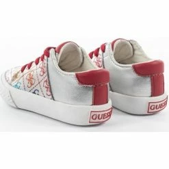 Meilleure vente 💯 Guess unlimited cross logo Baskets mode Couleur Rouge 🔔 -Guess Soldes Boutique 18225283 500 E