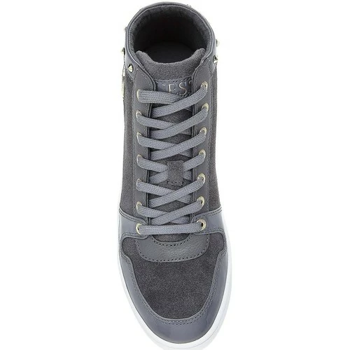 Meilleure vente 🔥 Guess Baskets Femme Montante Gensia en Cuir Gris Baskets mode Couleur Gris 🤩 6 Meilleure vente 🔥 Guess Baskets Femme Montante Gensia en Cuir Gris Baskets mode Couleur Gris 🤩 – Image 4