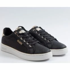 Promo 🧨 Guess Logo Beckie 👟 sneaker embossé 4g Baskets mode Couleur Noir 🤩 -Guess Soldes Boutique 18316945 500 B