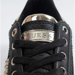 Promo 🧨 Guess Logo Beckie 👟 sneaker embossé 4g Baskets mode Couleur Noir 🤩 -Guess Soldes Boutique 18316945 500 D