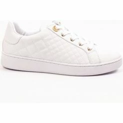 Top 10 ✨ Guess Matelassé Reace Baskets mode Couleur Blanc ✔️