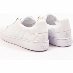 Top 10 ✨ Guess Matelassé Reace Baskets mode Couleur Blanc ✔️ -Guess Soldes Boutique 18408101 500 E