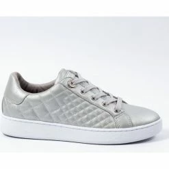 Coupon 🧨 Guess Reace 👟 sneaker laminé Baskets mode Couleur Gris 🌟