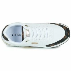 Vente flash 💯 Guess MOXEA Baskets mode Couleur Blanc 🔥 -Guess Soldes Boutique 18592777 500 F