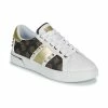 Le moins cher 🌟 Guess RICENA Baskets mode Couleur Blanc / Marron 🔔 -Guess Soldes Boutique 18592803 500 A