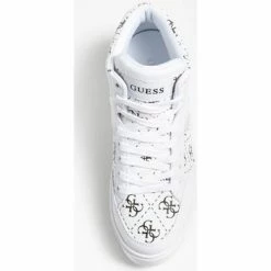 Coupon 👏 Guess Baskets Femme FL8FIXFAL12 Fixin Blanc Baskets mode Couleur Blanc 😉 -Guess Soldes Boutique 18600227 350 D