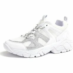 Grosses soldes 🥰 Guess FL5RLI ELE12 Baskets mode Couleur Blanc 😉