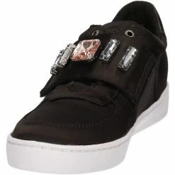 Le moins cher 🥰 Guess FLFLO1 SAT12 Baskets mode Couleur Noir ⌛ -Guess Soldes Boutique 18728616 500 D