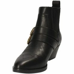 Top 10 👍 Guess FLVIO3 LEA09 Bottines / 🥾 Boots Couleur Noir 💯 -Guess Soldes Boutique 18732497 500 D