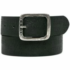 Promo 😍 Guess Ceinture Homme M84Z22 Noir (rft) Accessoires textile Couleur Noir 🎁