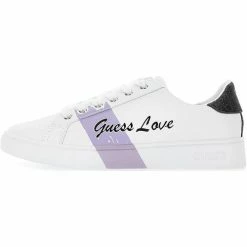 Meilleure affaire 👍 Guess FLBOB2 LEA12 Baskets mode Couleur Blanc 🔥
