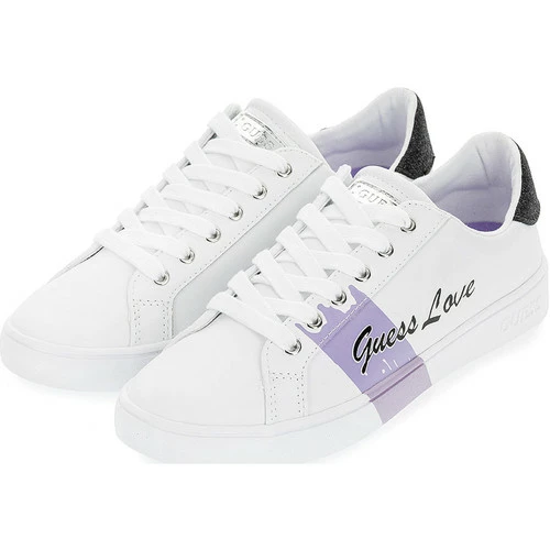 Meilleure affaire 👍 Guess FLBOB2 LEA12 Baskets mode Couleur Blanc 🔥 4 Meilleure affaire 👍 Guess FLBOB2 LEA12 Baskets mode Couleur Blanc 🔥 – Image 2