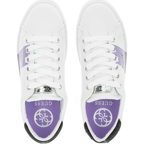 Meilleure affaire 👍 Guess FLBOB2 LEA12 Baskets mode Couleur Blanc 🔥 5 Meilleure affaire 👍 Guess FLBOB2 LEA12 Baskets mode Couleur Blanc 🔥 – Image 3