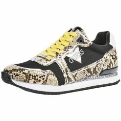 Budget 🤩 Guess Basket ref_50893 Beige Baskets mode Couleur Beige 🥰