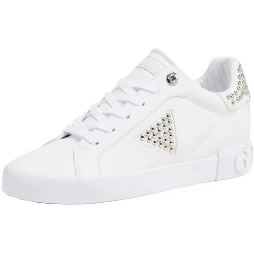 Grosses soldes 😀 Guess Basket ref_50899 White Baskets mode Couleur Blanc 🧨 3 Grosses soldes 😀 Guess Basket ref_50899 White Baskets mode Couleur Blanc 🧨