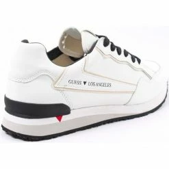 Meilleur prix 🌟 Guess Genova Baskets mode Couleur Blanc 😍 -Guess Soldes Boutique 19006627 500 C