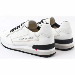 Meilleur prix 🌟 Guess Genova Baskets mode Couleur Blanc 😍 -Guess Soldes Boutique 19006627 500 D