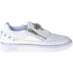 Remise 🧨 Guess FL5BEE LEA12 Baskets mode Couleur Blanc 🔔