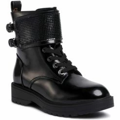 Le moins cher 🌟 Guess FL7WAN ELE10 Bottines / 🥾 Boots Couleur Noir 🧨 -Guess Soldes Boutique 19176519 500 B