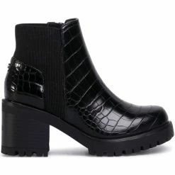 De gros ❤️ Guess FL7RIA ELE10 Bottines / 🥾 Boots Couleur Noir 🔥