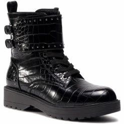 De gros 🛒 Guess FL7WAN PEL10 Bottines / 🥾 Boots Couleur Noir 😉 -Guess Soldes Boutique 19177483 500 B