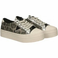 Le moins cher ✨ Guess BRODEY Baskets mode Couleur Multicolore 🎉 -Guess Soldes Boutique 19306242 500 B