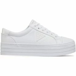 De gros ✨ Guess FL5YB3 ELE12 Baskets mode Couleur Blanc 🔔
