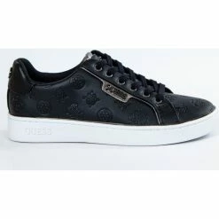 Grosses soldes 🥰 Guess Banele Baskets mode Couleur Noir 💯