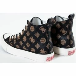 Remise ⭐ Guess Niafal Baskets mode Couleur Marron 😉 -Guess Soldes Boutique 19454048 500 F